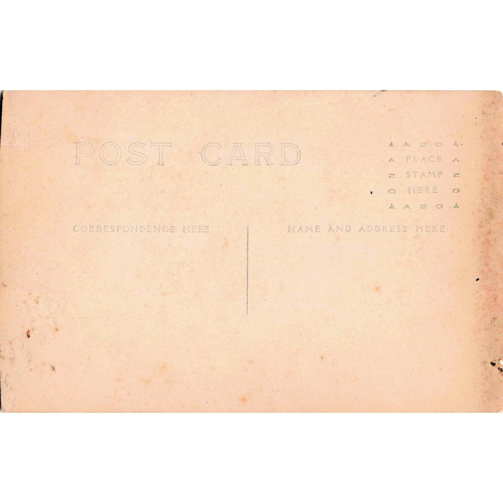 Antique RPPC Real Photo Postcard Young Girl White Dress AZO Studio Portrait - Picture 2 of 2